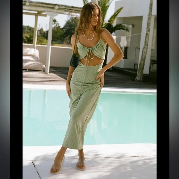 sabo skirt green dress SAMPLE-Kamila Dress – SABO
